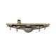 Metal Plane with Timber Top wall Shelf 113x31x19.7cm