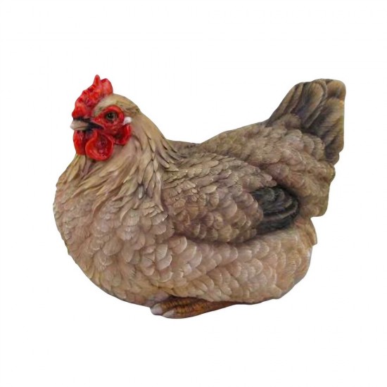 26cm Resin Hen Statue