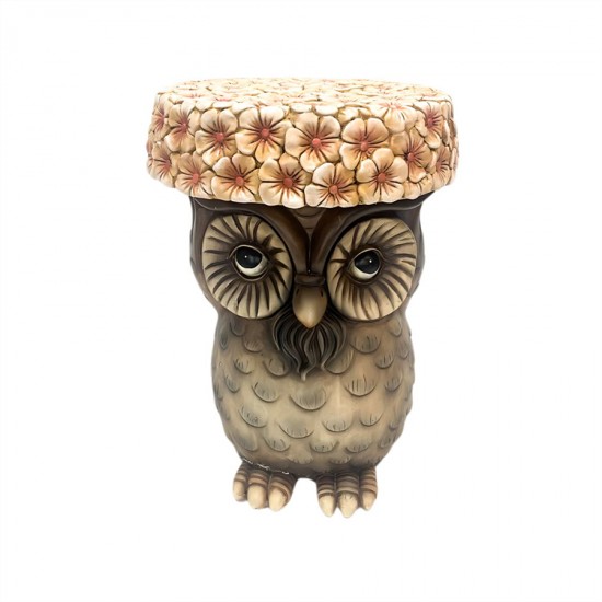 MgO Owl Stool / Pot Stand 31x31x43.5cm