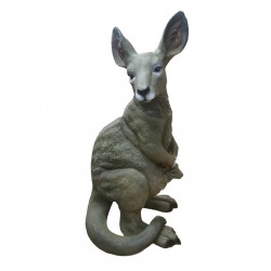 Fiberglass Kangaroo 28x25.5x54.5cm
