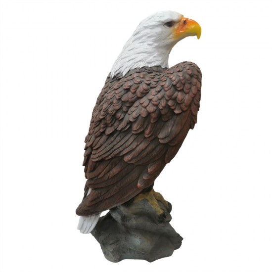 Fiberglass Eagle 33x31.5x62cm