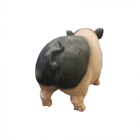 Resin Black Pig 36x15.8x20cm