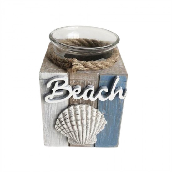 Light Holder- Beach 8x7x9.5cm