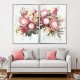 2/A Hand Painted Canvas Print in Frame 62.5x92.5x4.5cm