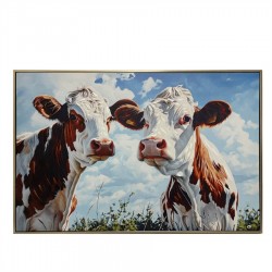 Canvas Painting Picture in Frame 60x90x4cm