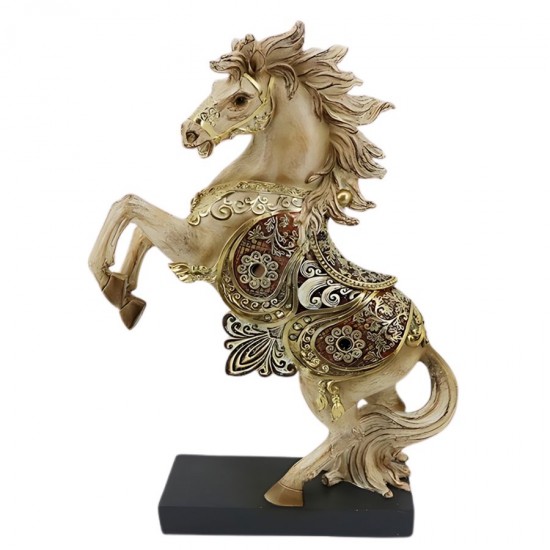 Resin horse statue 22x7x34cm