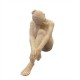 Resin Yoga Lady 20x8x15cm