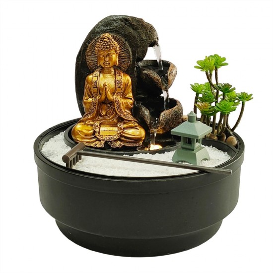 2/A Resin Buddha Fountain 21x21x21cm