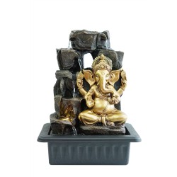 Resin Ganesh Fountain 31x21x40cm