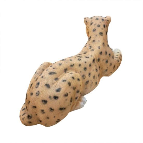 *Fiber Glass Leopard 110x40x42.5cm