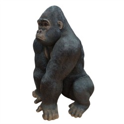 *Fiber Glass Gorilla 75x75x106cm