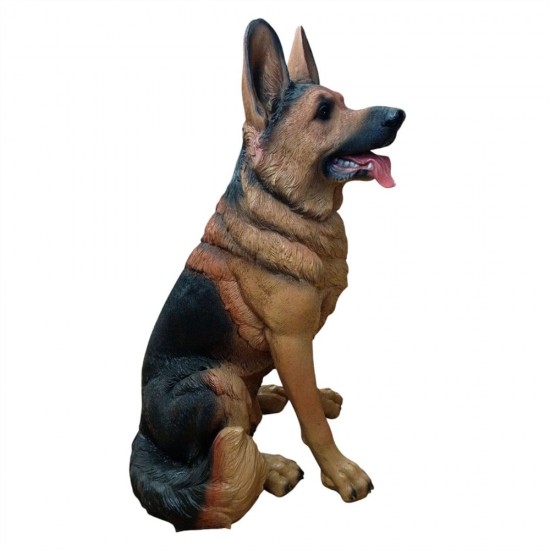 Resin German Shepherd 41x45x71cm